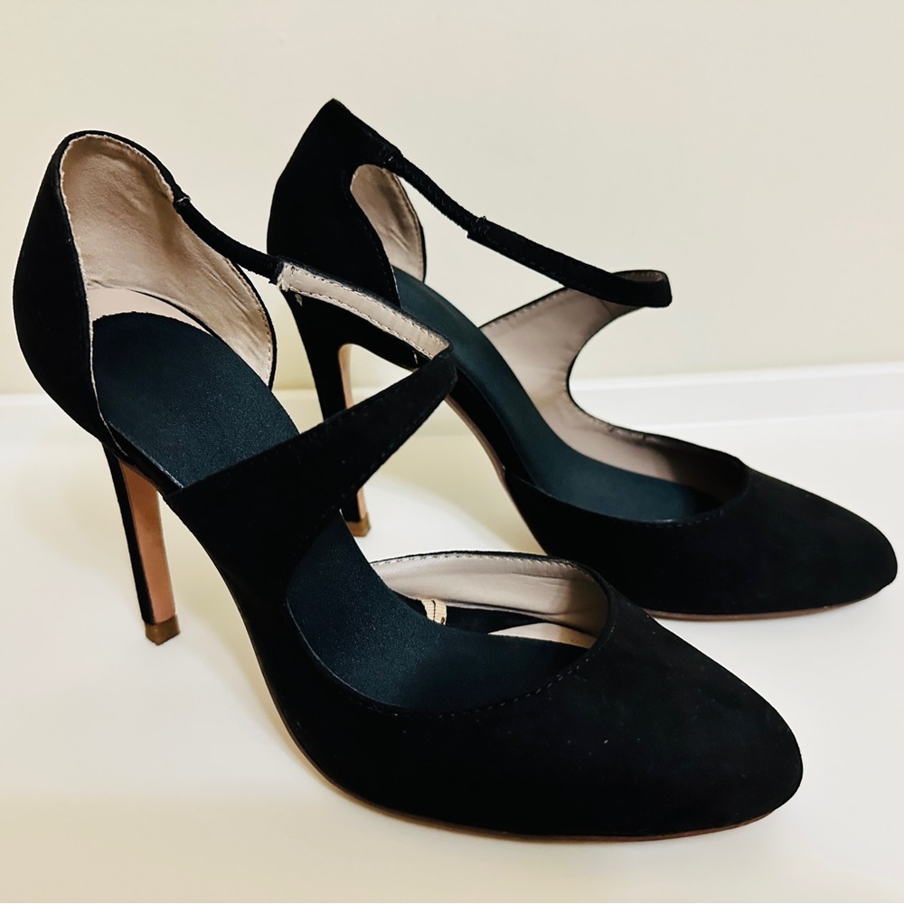 Zara Black Strappy Heels